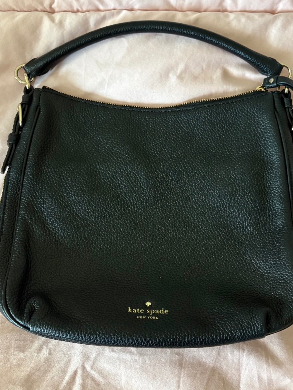 black kate spade purse 11x10in